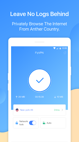 Fly - Secure & Fast скриншот